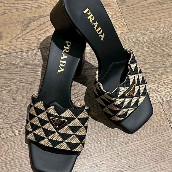 Prada Embroidered Mules - Picture 3 of 4